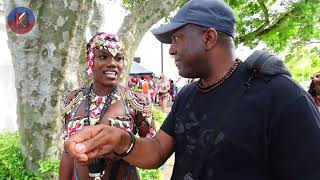 Interview With Ebony  Barbados Carnival 2024 [upl. by Bahe]