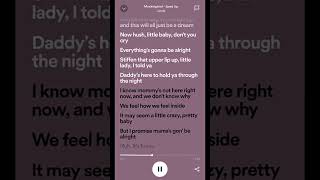 Eminem  Mockingbird Sped Up Lyrics spotify spotifylyrics [upl. by Allit]