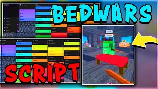 Bedwars Script Hack  Fly Kill Aura Aimbot GODMODE BYPASS PC AND MOBILE SUPPORT [upl. by Nerti785]