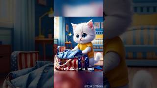 The Kitten Got Zero Mark funny cartoon cat aianimation aiart [upl. by Ibbison354]