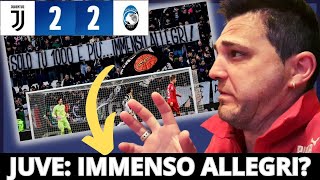 JUVENTUS  ATALANTA 2  2 mi DISSOCIO lo STRISCIONE VERGOGNOSO crisi di RISULTATI e non solo [upl. by Nuahsal]