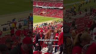 49er Fans After Loss at Levi Stadium [upl. by Myron410]