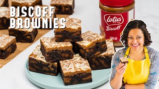 How to Make my Lotus Biscoff Brownies Recipe [upl. by Kingston312]