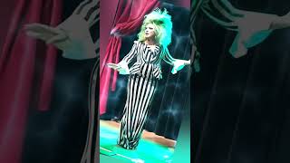 Svetlana Stoli as the iconic Beetlejuice dragstyle Wonderful costume amp wig [upl. by Gabbert111]