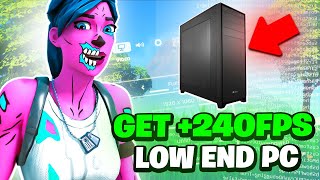 How I Got 240 FPS in Fortnite on My LowEnd PC  FPS Boost amp Fix Stutters [upl. by Attwood406]