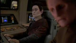 DS9 Weyoun eats pizza Treachery Faith and the Great River [upl. by Aleacin]