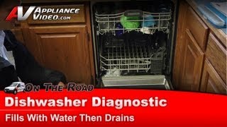 Whirlpool Dishwasher Repair  Fills With Water Then Drains  Main Control [upl. by Sellihca]