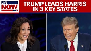 BREAKING Trump leads Harris in 3 Battleground States in New York Times Poll  LiveNOW from FOX [upl. by Olimac]