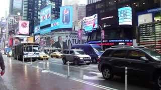 MTA Manhattan Buses on times square [upl. by Samella]