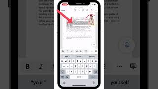 how to align and justify text in Microsoft word APP in mobile shorts [upl. by Gilus771]