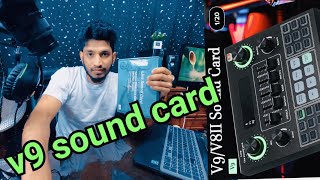 V9 Soundcard Review and Setup and Sound Check chami life [upl. by Nama]