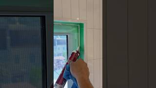 Here’s an easier way to apply sealant in a highly visible area diy homeimprovement [upl. by Ayitahs]