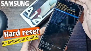 Hard reset HP samsung A12 Reset HP kembali seperti baru atau ke setingan pabrik [upl. by Anna-Maria286]