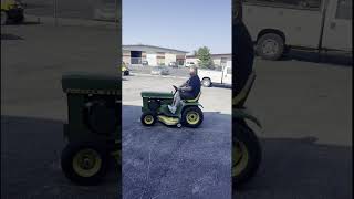 John Deere 110 Lawn And Garden Tractor Riding Mower auction johndeere auctionfinds auctions [upl. by Atok53]