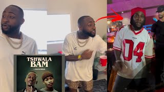 Davido Removed from Tshwala Bam Remix as the Replace him with Burna boy [upl. by Niwde]