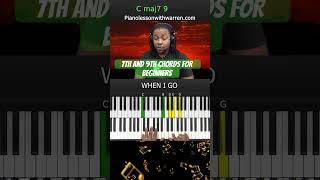 7th and 9th Chords  Beginner Pianists [upl. by Kalam]