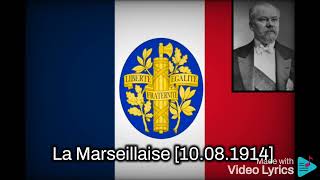 La Marseillaise  National Anthem of France  Rare Instrumental 10081914 Recording [upl. by Whitcomb810]