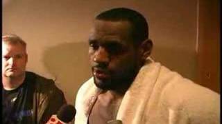 Lebron James PostGame Interview [upl. by Neille]