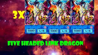 YGOPROTriple Five Headed Link Dragon 1st Turn YuGiOh [upl. by Rochette20]