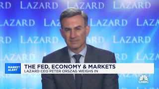 Lazard CEO Odds of summer rate cuts are exceedingly low unless something dramatic happens [upl. by Mayap]