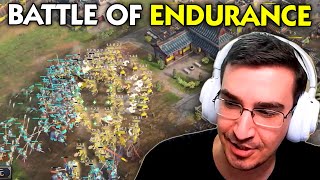 WHO WILL HOLD THE LONGEST  Chinese vs English in AOE4 [upl. by Eniamej]