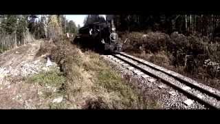 Wiscasset Railway Museum Aerial [upl. by Ytak]