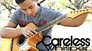 Plus TutorialCarelessWhisper  Alexandr Misko style NO CAPO  Guitar Fingerstyle Cover [upl. by Ydner]