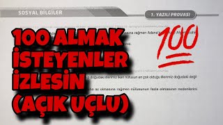 7Sınıf Sosyal Bilgiler 2Dönem 1Yazılı [upl. by Harley]