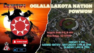 Oglala Lakota Nation Fair 2024 Powwow  Championship Sunday [upl. by Elamef]