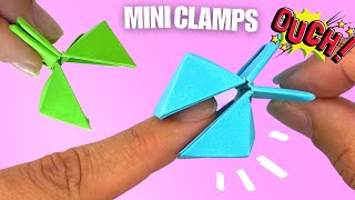 Origami Paper Pincers  Paper craft  moving paper toys  How to make paper pliers [upl. by Dnalevelc]