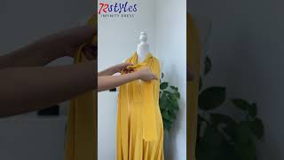 How to wear a convertible infinity dress tutorialsInfinityDresscom fashion infinitydress [upl. by Doscher]