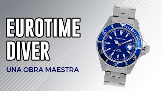 Eurotime Diver el mejor homenaje a Rolex Submariner Supera al Casio Marlin MDV106 [upl. by Eillom]