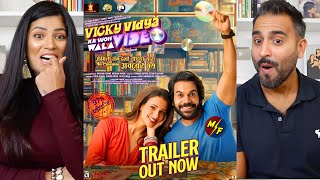 VICKY VIDYA KA WOH WALA VIDEO  TRAILER  RAJKUMMAR RAO TRIPTII DIMRI  RAAJ S  REACTION [upl. by Nelon373]