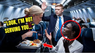 Flight Attendant Refuses to Serve Black Passenger Pilot Steps In and Shocks Everyone [upl. by Redle]