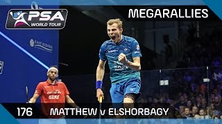 quotWhat a finish listen to that roarquot MegaRallies 176 Matthew v ElShorbagy [upl. by Dlaregztif348]