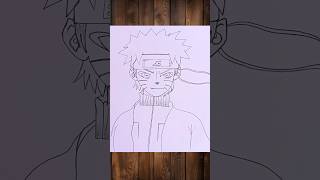 Easy Naruto drawing for beginners step by stepnaruto drawing rittickarts [upl. by Ronen903]