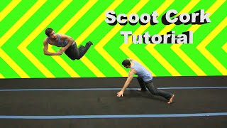 Scoot Corkscrew Tutorial Tricking  Freerunning  Parkour [upl. by Annahc]