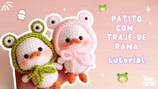 PATITO CON TRAJE DE RANA  tutorial paso a paso SUB 🇧🇷 🇺🇸 🇷🇺 🇮🇹 🇮🇳 🇫🇷 🇯🇵 [upl. by Combe]