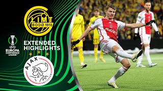 BodøGlimt vs Ajax Extended Highlights  UECL Playoffs 2nd Leg  CBS Sports Golazo [upl. by Hachman]