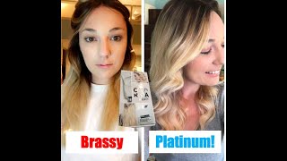 DIY Platinum Hair  LOREAL Colorista Bleach [upl. by Heindrick]