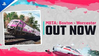 Train Sim World 5  MBTA Commuter Launch Trailer  PS5 amp PS4 Games [upl. by Nannahs464]