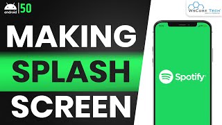 Making Splash Screen in Android Studio StepbyStep  Splash Screen Tutorial [upl. by Enelak873]