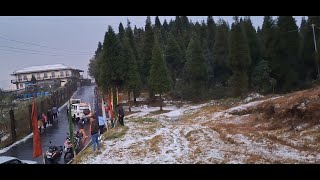 Season first snowfall at CHIMNEY Kurseong [upl. by Adler272]