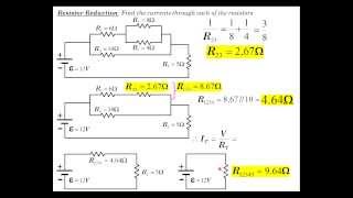 DC Circuits Part 4 Resistor Reduction Example [upl. by Suh]