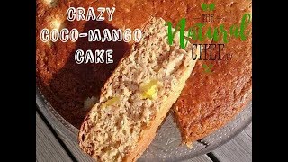 Crazy cocomango cake Vegan oilfree and fruit sweetened [upl. by Amatruda]