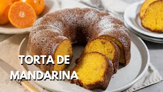 Torta de mandarina esponjosa  con cáscara  en licuadora [upl. by Hilel]