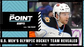 Reacting to the 2022 US Men’s Olympic hockey team roster  The Point [upl. by Ekez646]