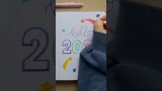 2024 bullet journal cover  simple amp colourful ⭐️🌈✨ [upl. by Aneg591]