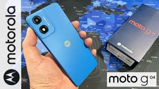 Motorola Moto G04  Unboxing and HandsOn [upl. by Lunseth]