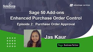 Sage 50 POC  Demo 2  Purchase Order Approval [upl. by Aisatsan]